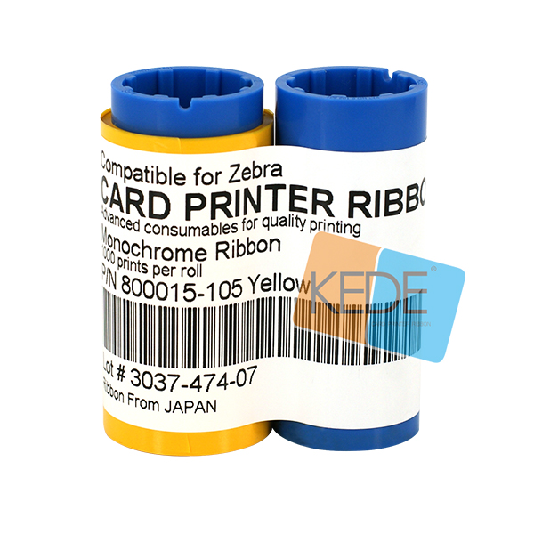 800015-105 Yellow Compatible Ribbon For Zebra Eltron